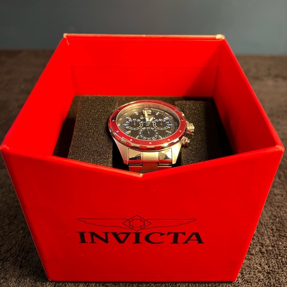 Invicta Speedway Men's Watch-44mm MOD-49362 Silver&Blue Dial(NWT) Limited!! - Picture 3 of 13